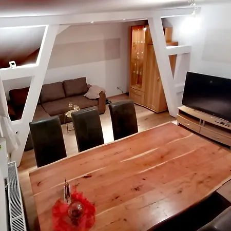 Ferienwohnung Thomas Muentzer Mühlhausen Buitenkant foto